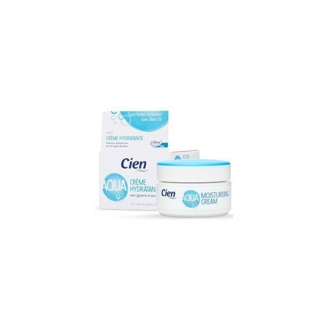 Social Crema Cien Aqua Hidratante con Glicerina y Pantenol