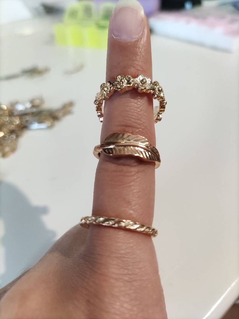 Social Simsly Boho - Juego de anillos para nudillos, diseño de nudillos, color