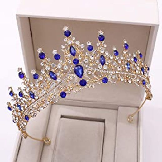 XUEKE Color Oro Hecho a Mano Flor Headpieces Boda de la Perla de Cristal Diademas Para la Novia Accesorios de Cabello de la Joyería Tiara De Noiva