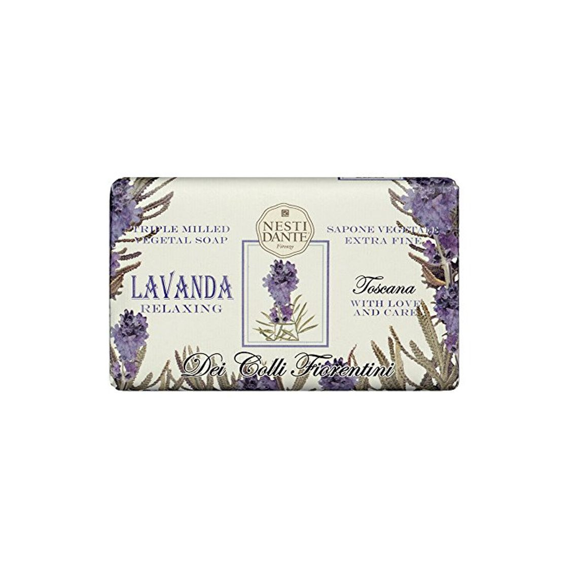 Social NESTI DANTE Dei Colli Fiorentini Lavanda Soap Mydlo toaletowe Lawenda 250g