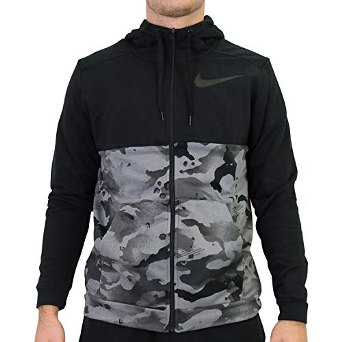 Fashion NIKE Sudadera con Capucha para Hombre Dry Full Zip FA Camo, Hombre,