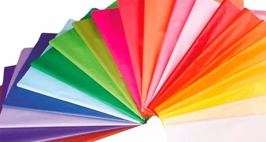 Papel de seda de colores
