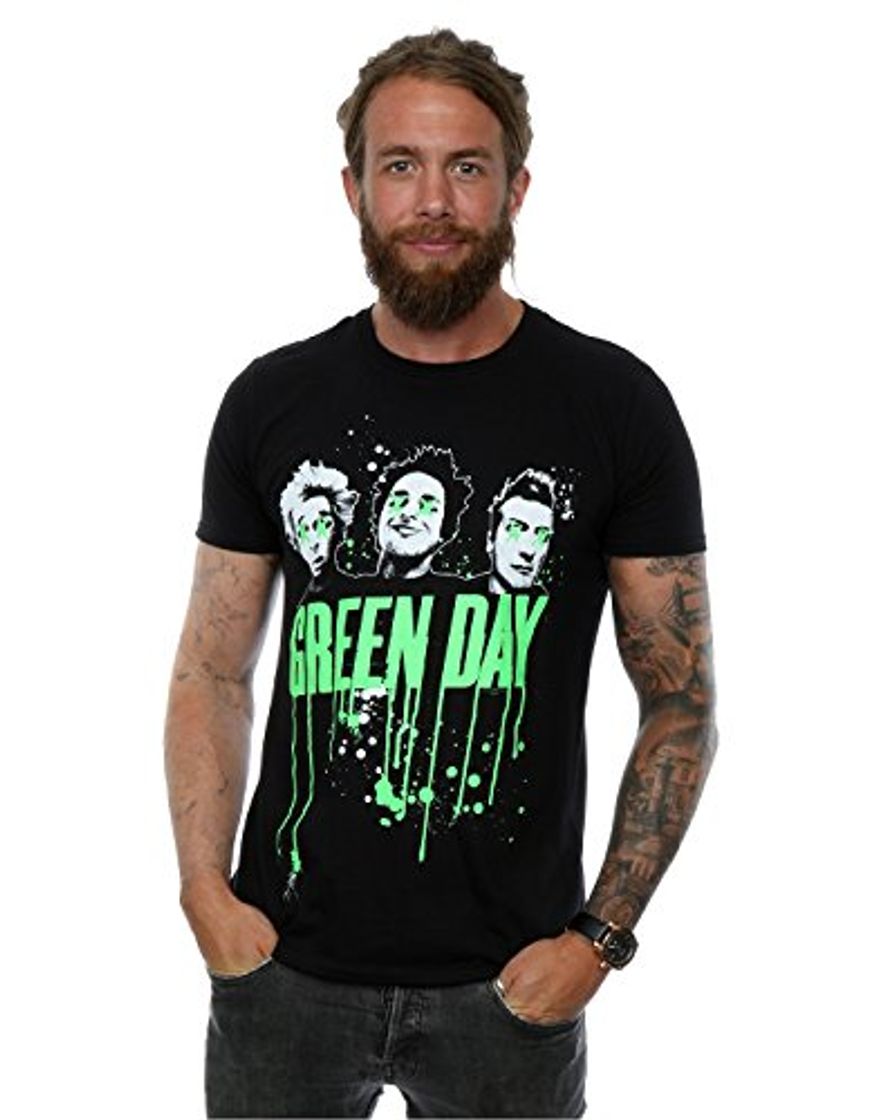 Moda Green Day Hombres Drip Camiseta X