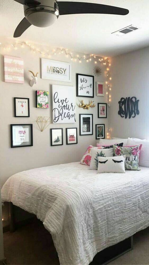 Fashion Decoração delicada para quarto de meninas 