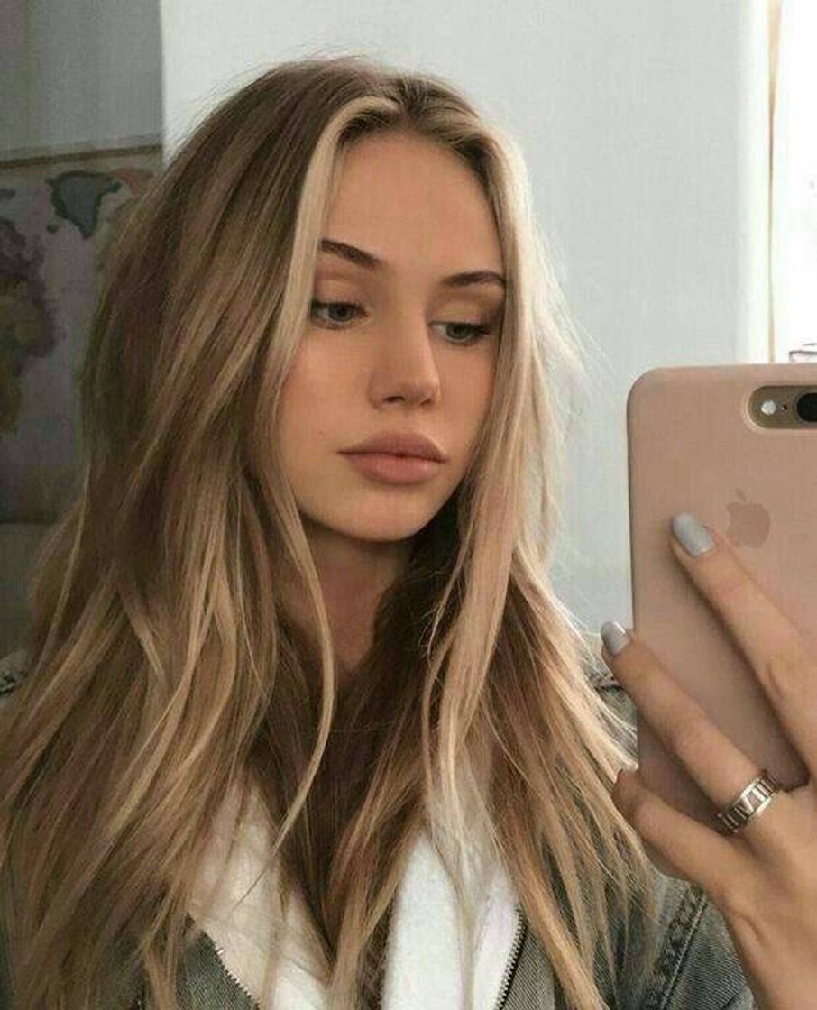 Fashion blond hair