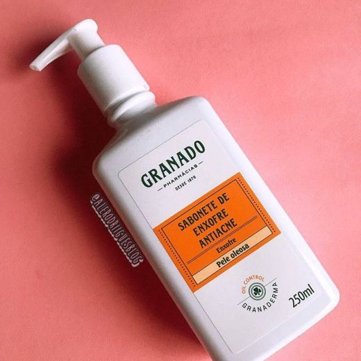 sabonete líquido de enxofre antiacne (granado)