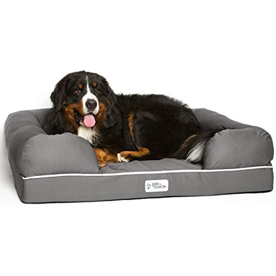 Producto Cama de espuma viscoelástica para perros medianos y grandes, Gris