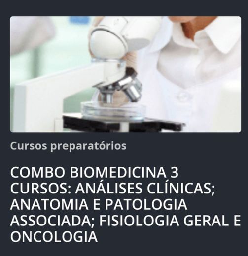 Combo Biomédica 3 cursos 