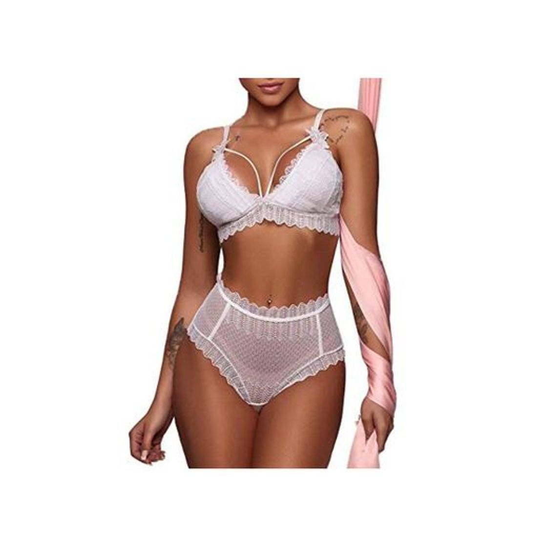 Products FONXOS Lenceria Erotica Mujeres S Lace Hollow out Bragas De Sujetador De