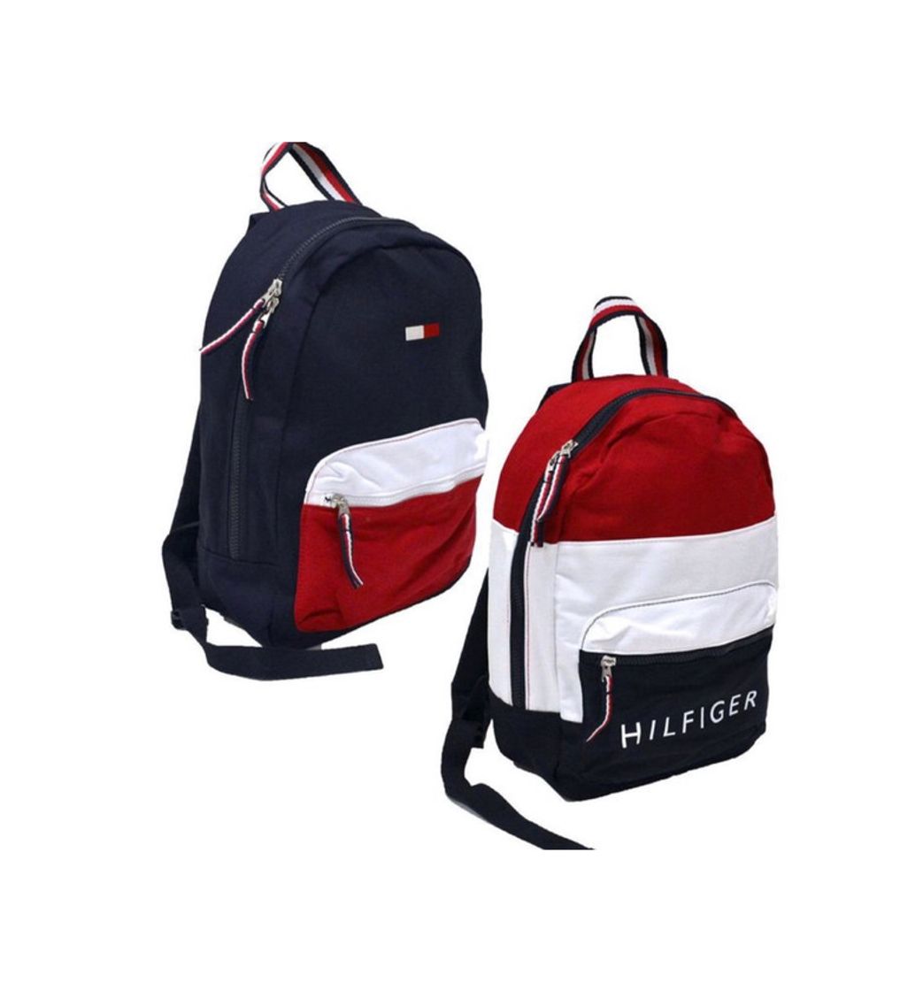 Moda Tommy Hilfiger - Color Mix Drawstring Bag, Mochilas Hombre, Azul