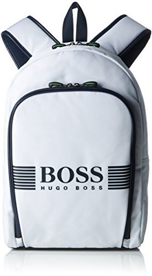Place BOSS Athleisure - Pixel_backpack, Mochilas Hombre, Blanco