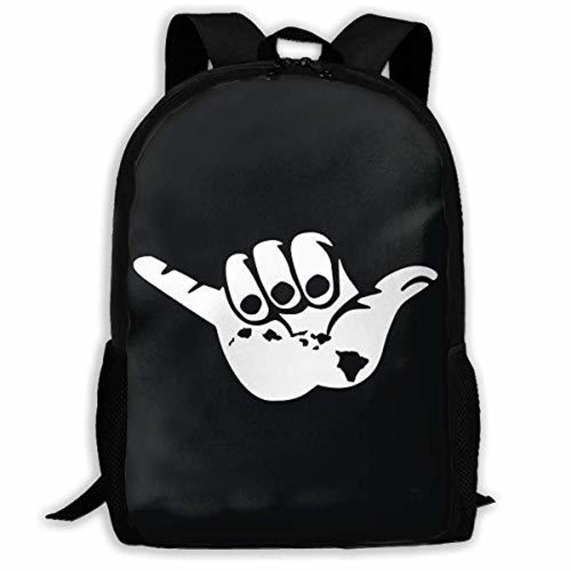 Productos nbvncvbnbv Mochilas de Marcha，Mochilas Tipo Casual School Backpack Shaka Hang Loose Hawaiian