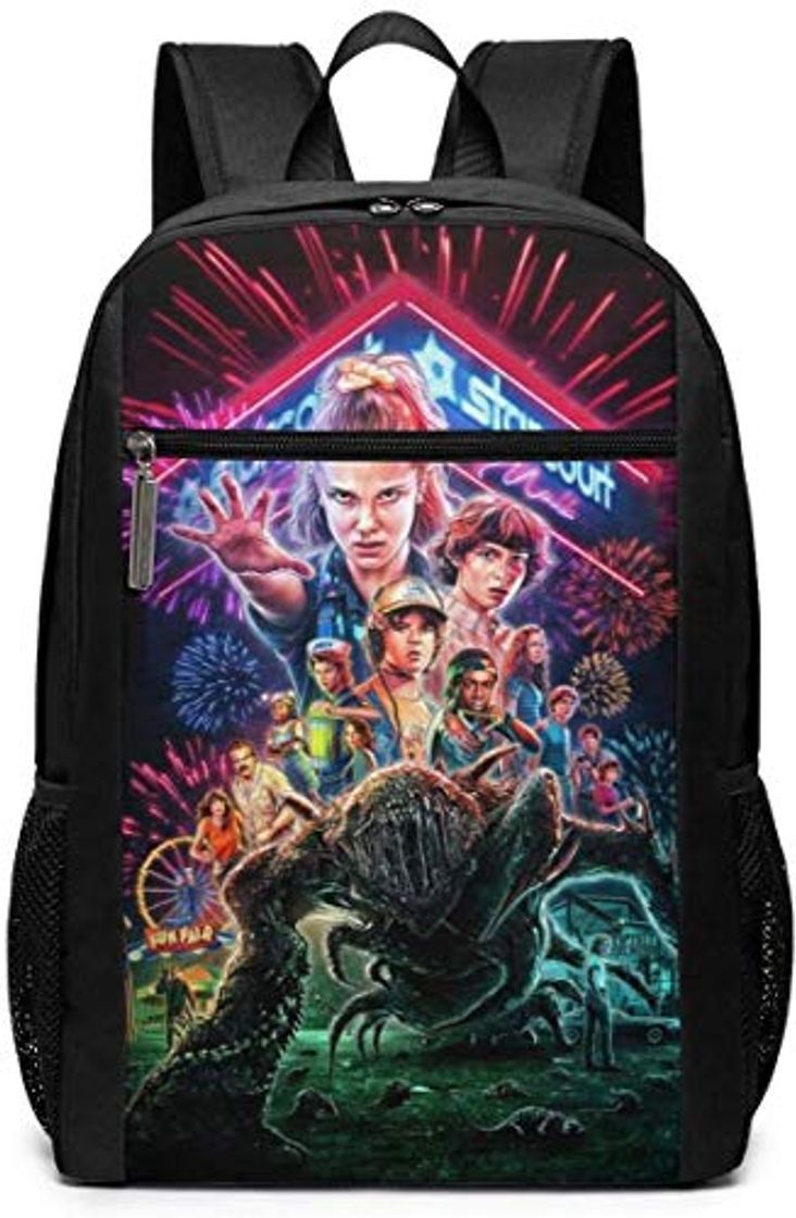 Fashion Mochilas Tipo Casual Mochilas de Marcha Str-ANG-er THI-ng-s School Backpack for Girls