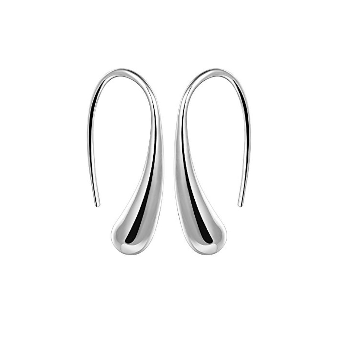 Producto YAZILIND elegante joyer¨ªa de dise?o simple plata plateado gotas de agua aretes