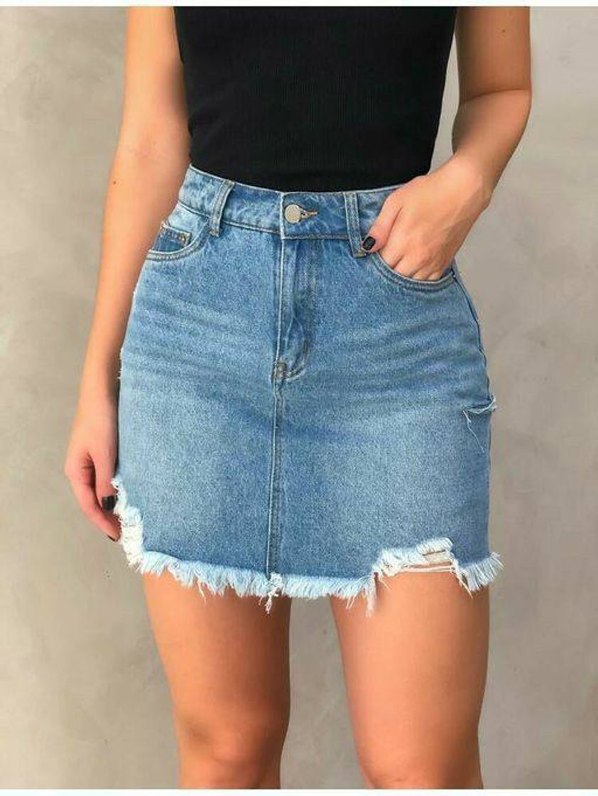 Moda Saias jeans