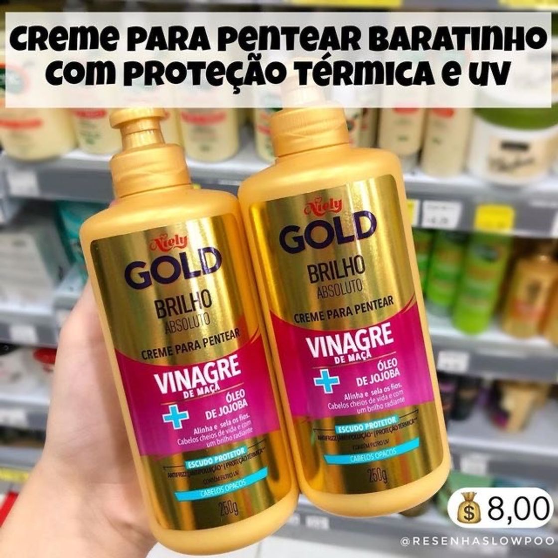 Moda Creme de pentear vinagre de maçã 