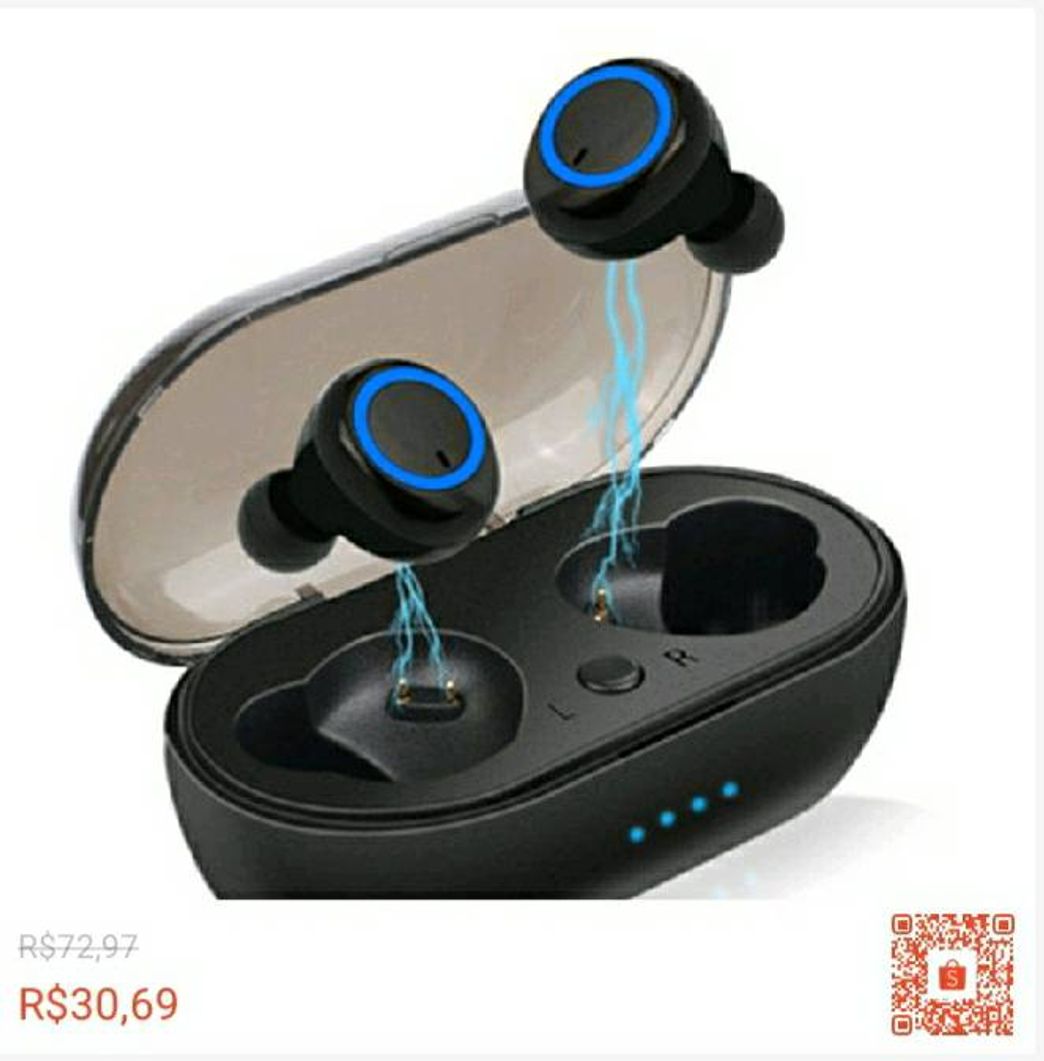 Fashion Fone de Ouvido sem Fio Bluetooth V5.0/Headphone.