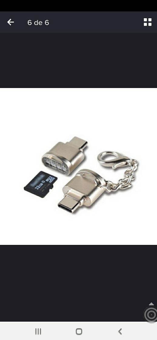 Moda Mini Type-C USB3.1 Micro SD TF Memory Adaptador.