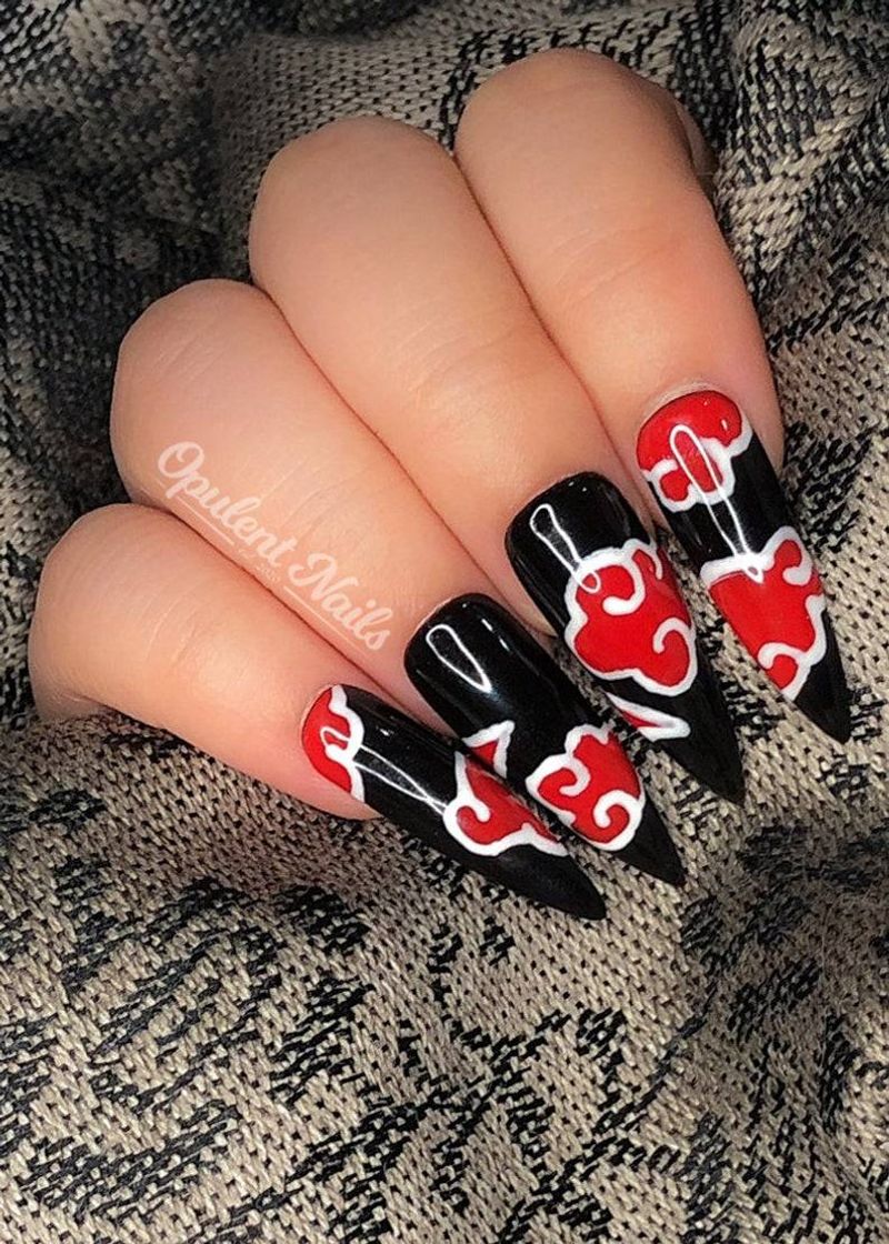 Social Anime Red Clouds