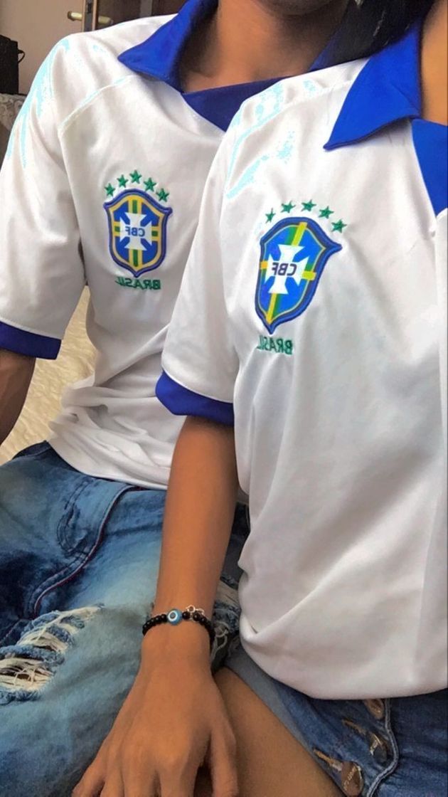 Fashion Camisa do Brasil branco 