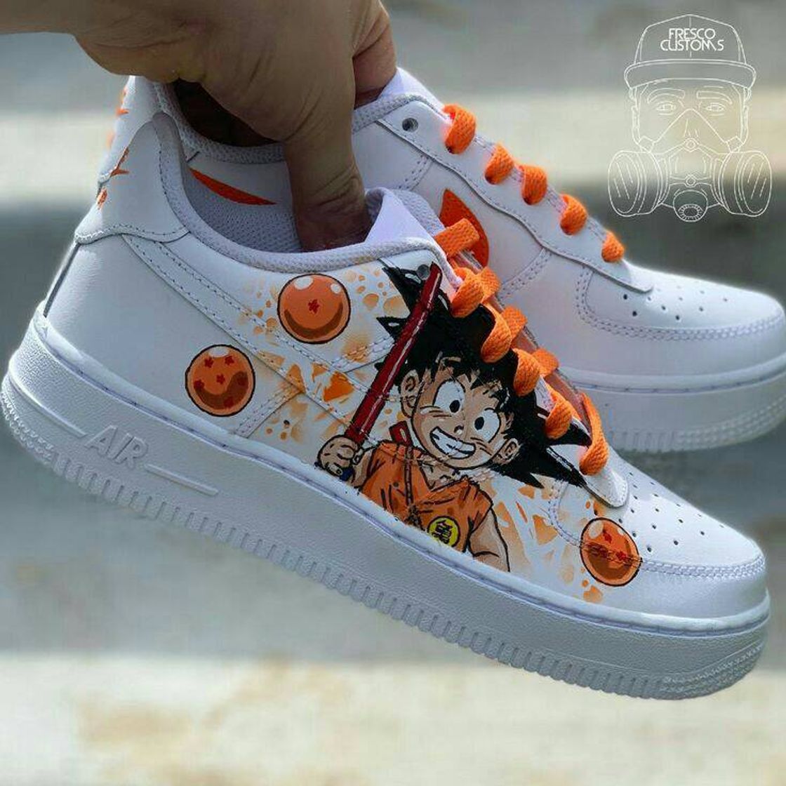 Moda Customs Baby Goku Nike Air forces