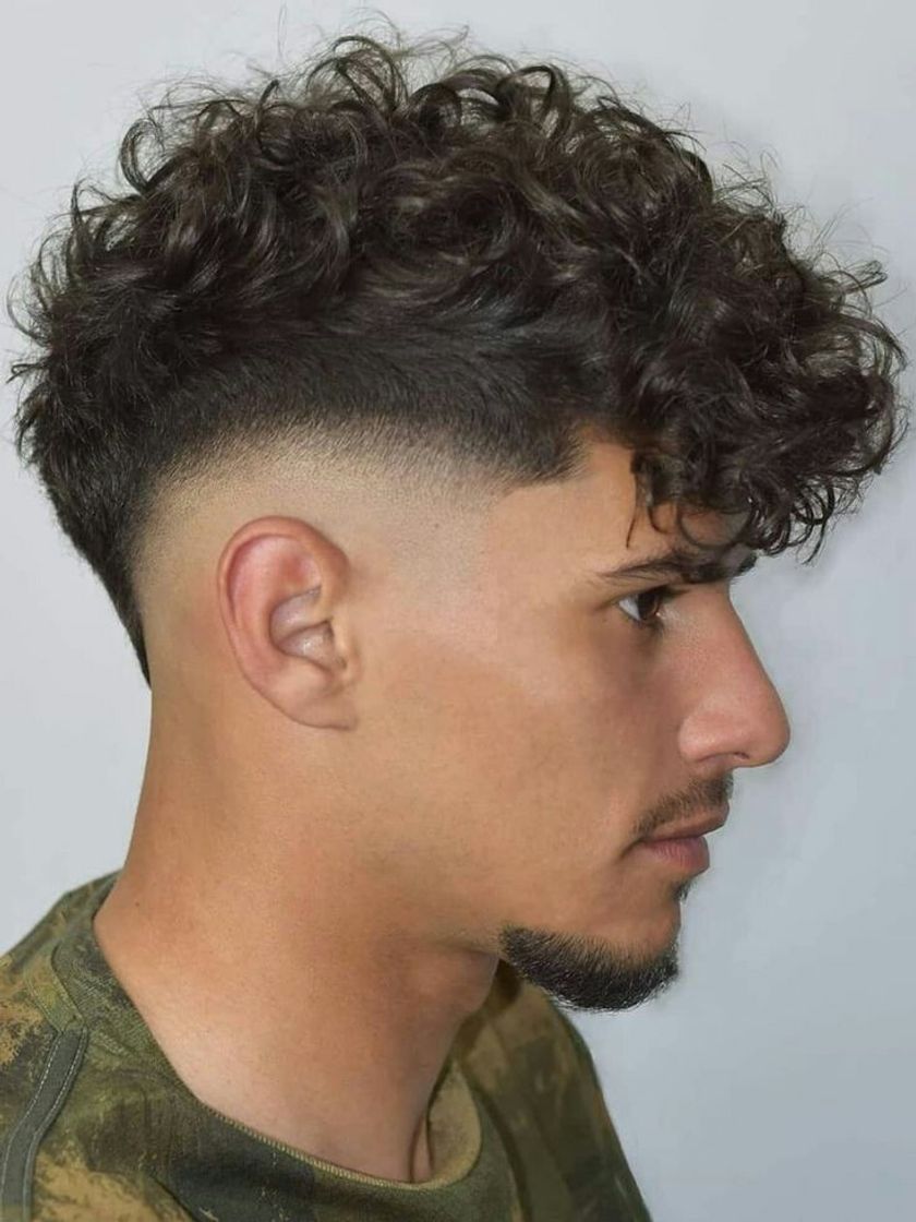 Fashion Corte masculino cacheado