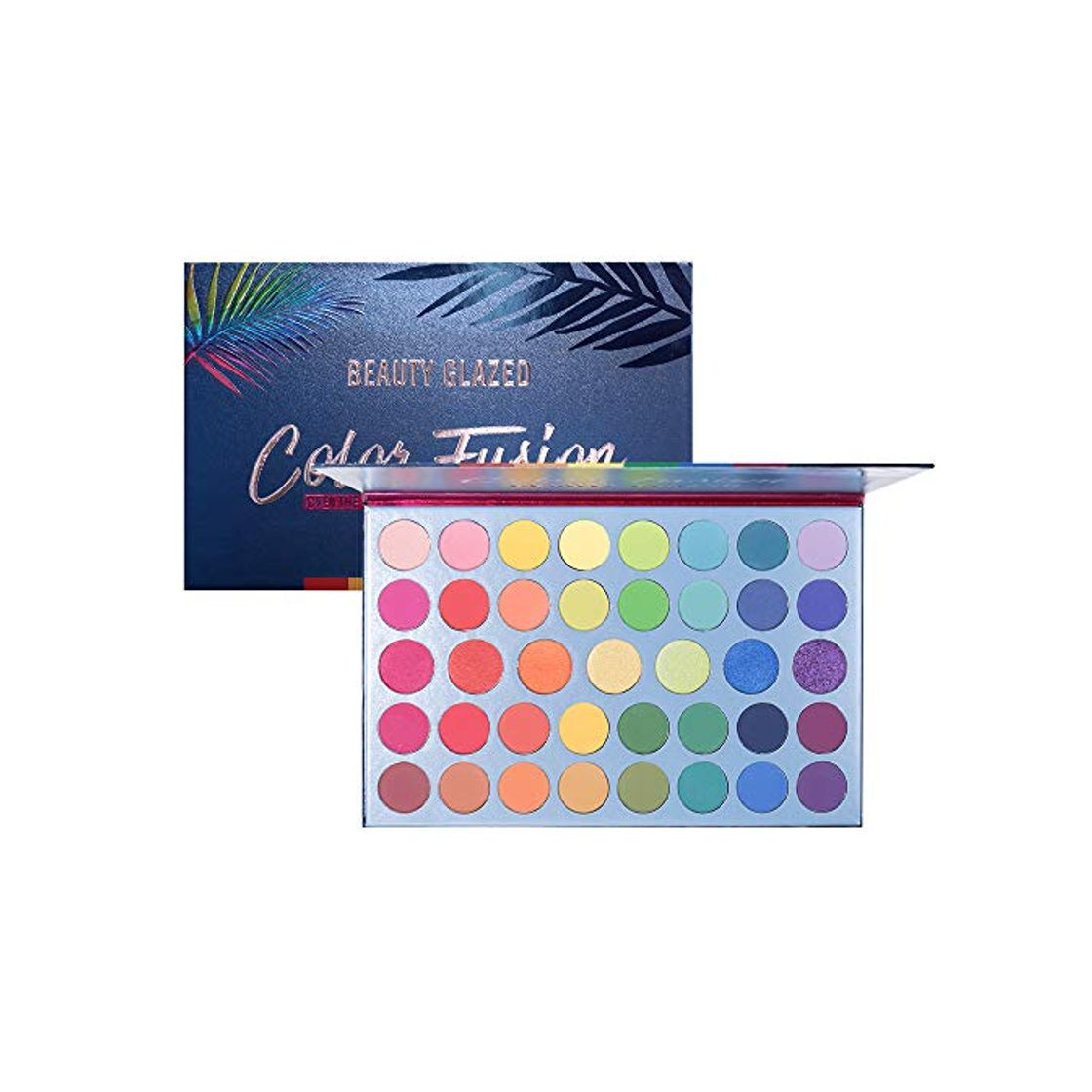 Social Beauty Glazed Paleta de polvo de sombra de ojos de 39 colores