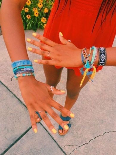 Nails and bracelets
