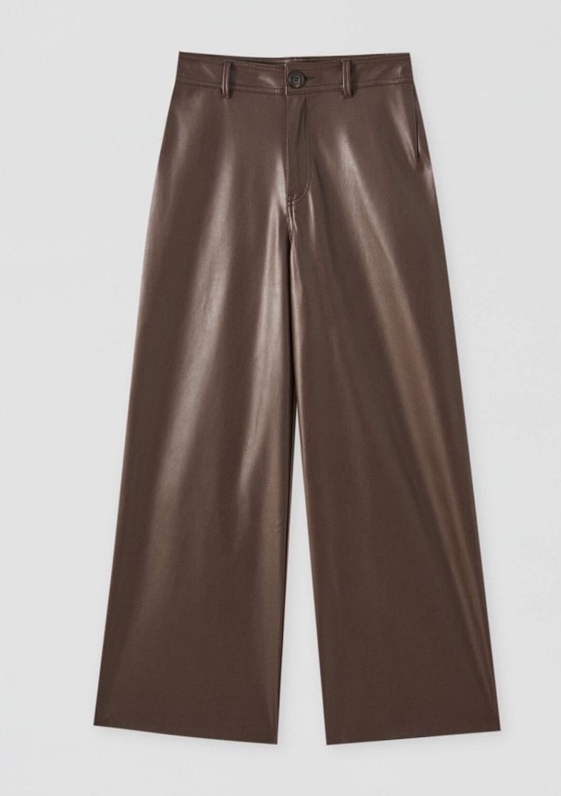 Social PULL&BEAR/pantalón cropped sin cintura lateral