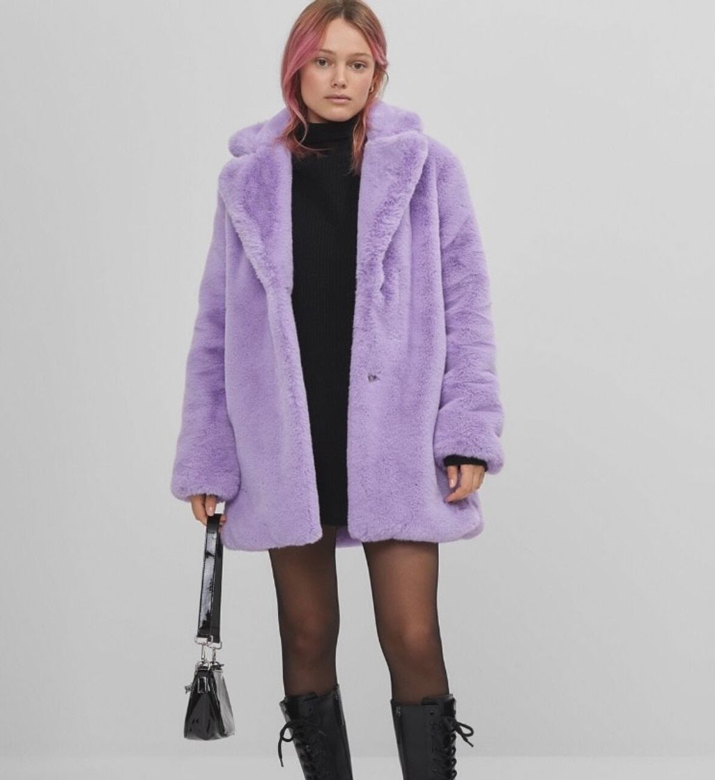 Social Abrigo pelo - Mujer | Bershka
