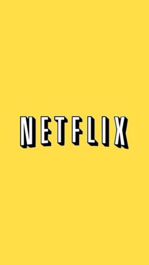 Netflix amarelo papel