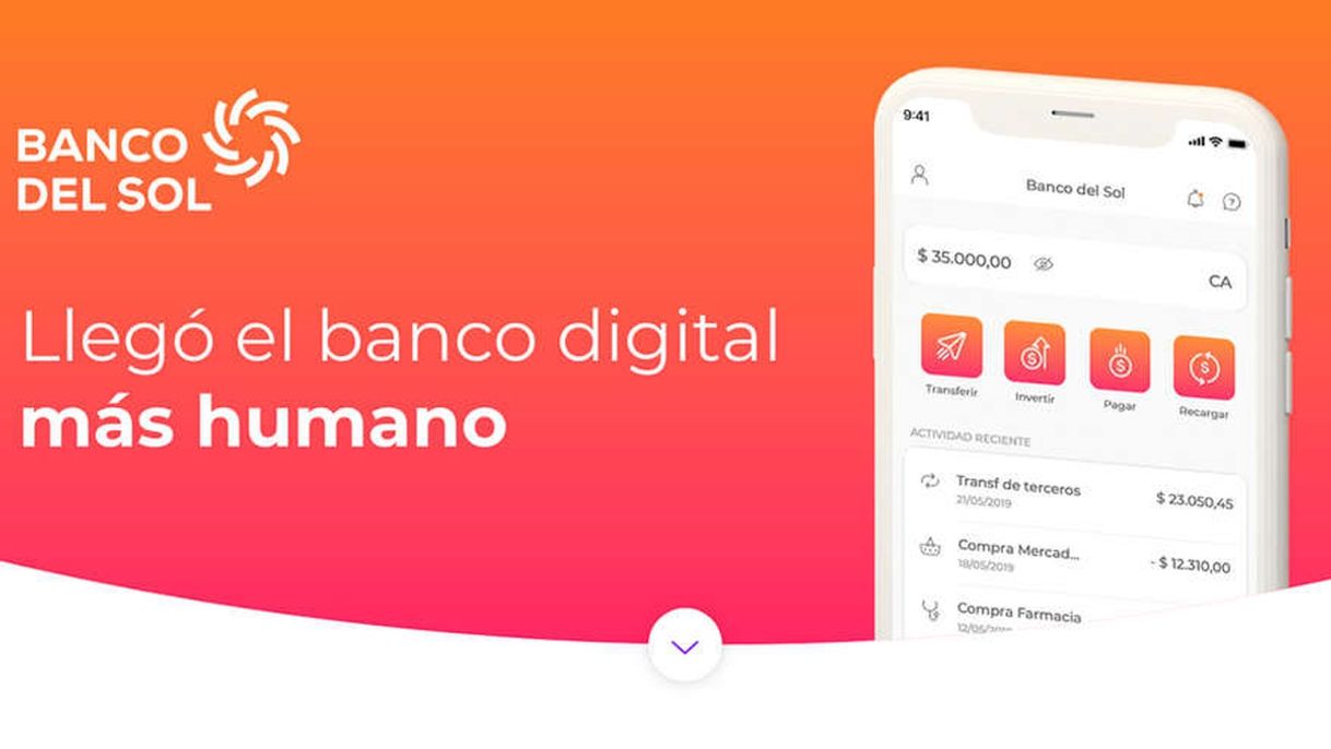 App Banco del sol (Argentina)