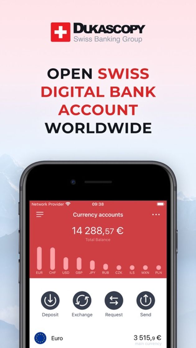 Apps Dukascopy – Swiss Mobile Bank