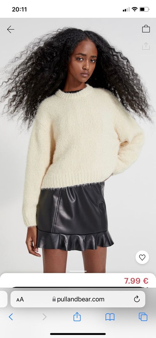 Moda Pull and Bear Pale Yellow knit