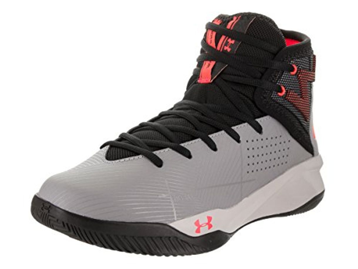 Under Armour Rocket 2 1286385-037, Zapatos de Baloncesto Hombre, Gris