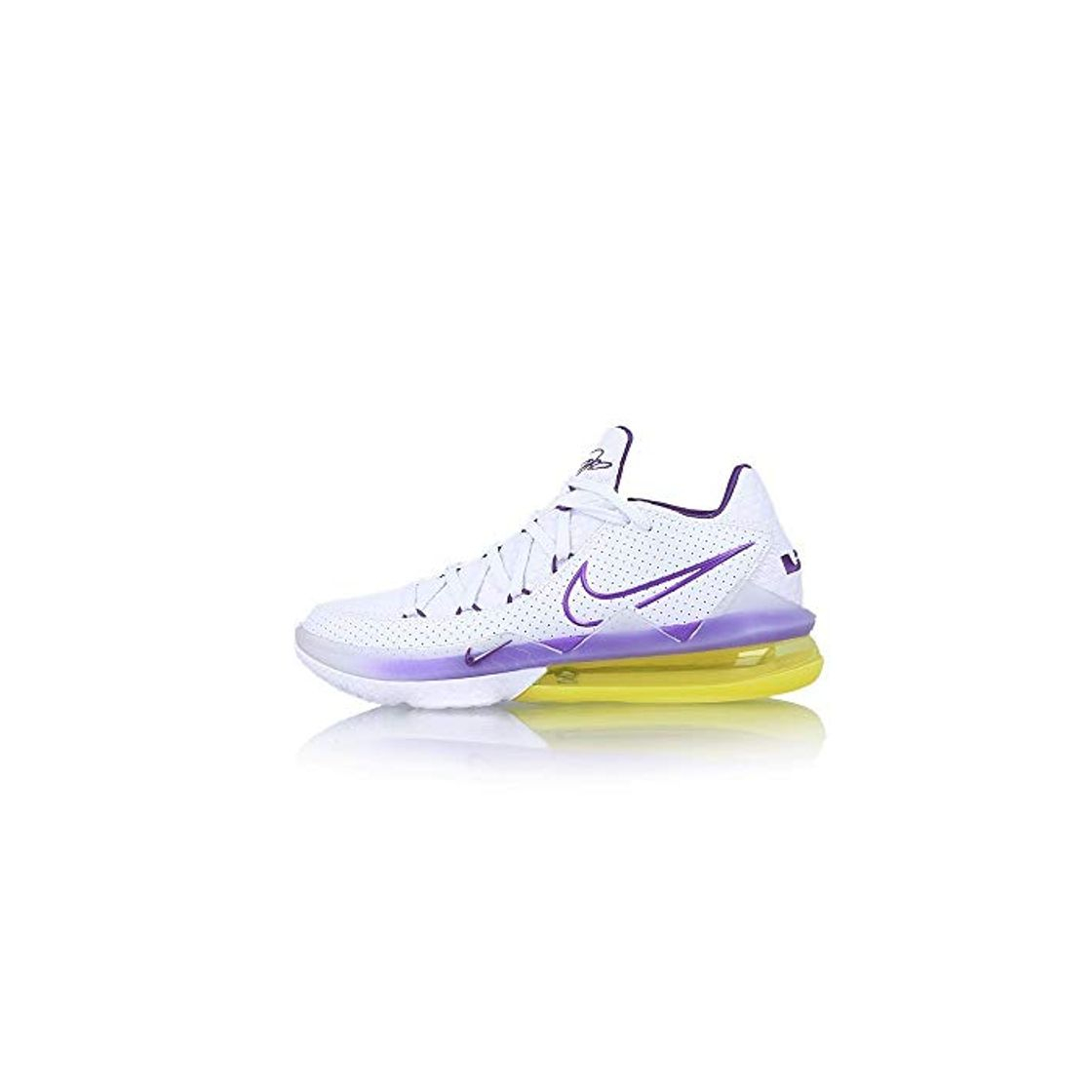 Fashion Nike Lebron Xvii Low, Zapatillas Deportivas Hombre, Blanco