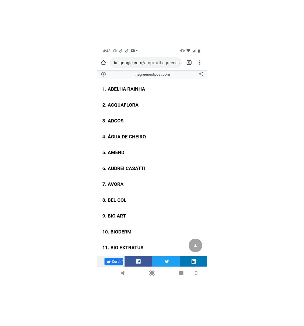 Social Maquiagens sem testes em animais