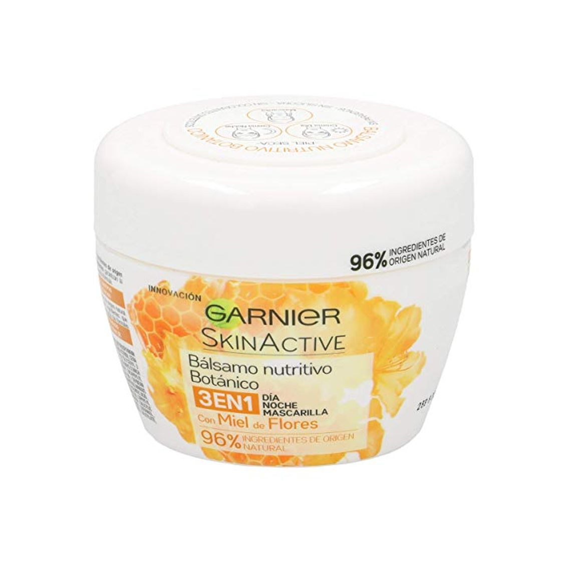 Social GARNIER Skin active bálsamo nutritivo botánico 3 en 1 con miel de flores 150 ml