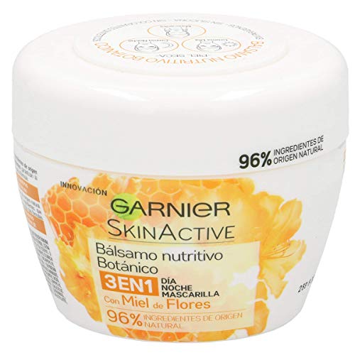 Belleza GARNIER Skin active bálsamo nutritivo botánico 3 en 1 con miel de flores 150 ml