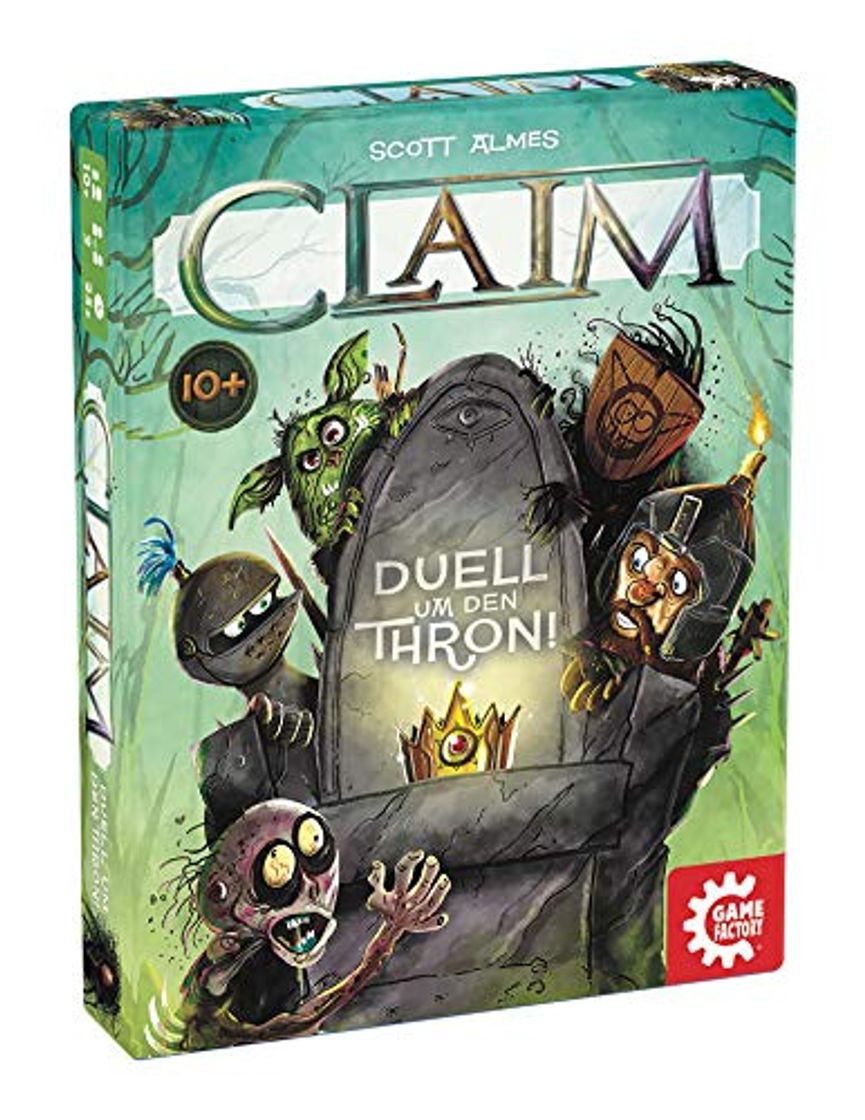 Productos GAMEFACTORY- Claim, Das Duell um den Thron, Cartas, Juego de Puntadas, para