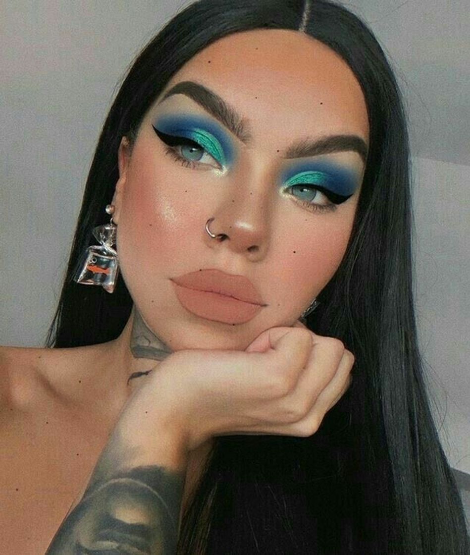 Moda Make azul e verde