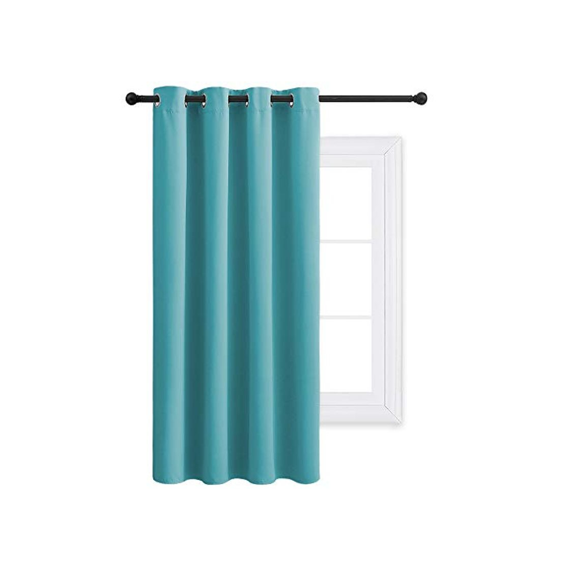 Elemento de la categoría hogar PONY DANCE Cortinas Modernas Dormitorio - Térmicas Aislantes Frío Calor Ruido Luz