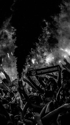 Imagens da torcida e do estádio do Corinthians 