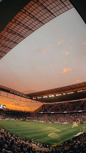 Dia perfeito no estádio do Corinthians 