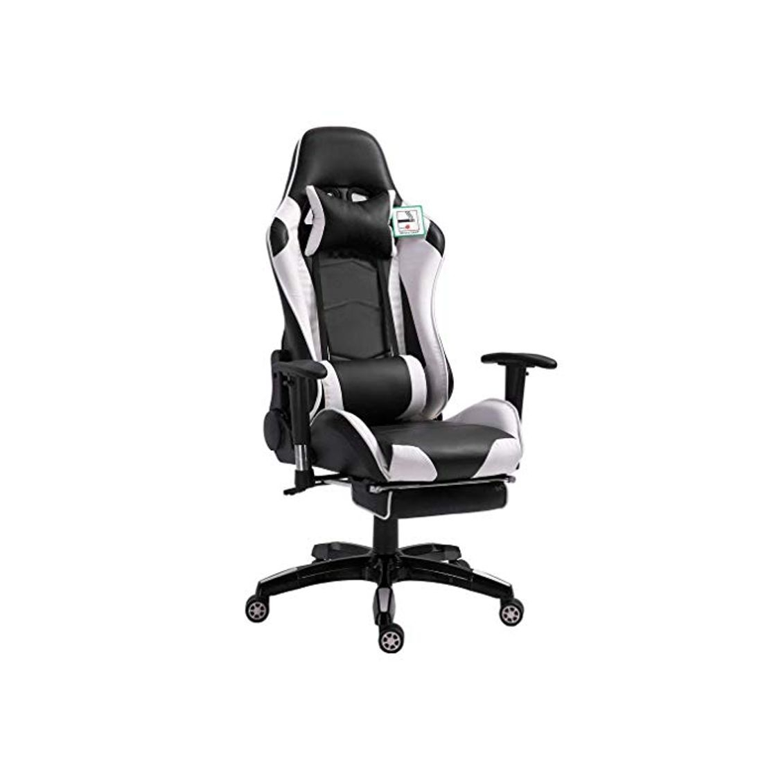 Social Homgrace - Silla de oficina giratoria con respaldo alto y reposabrazos