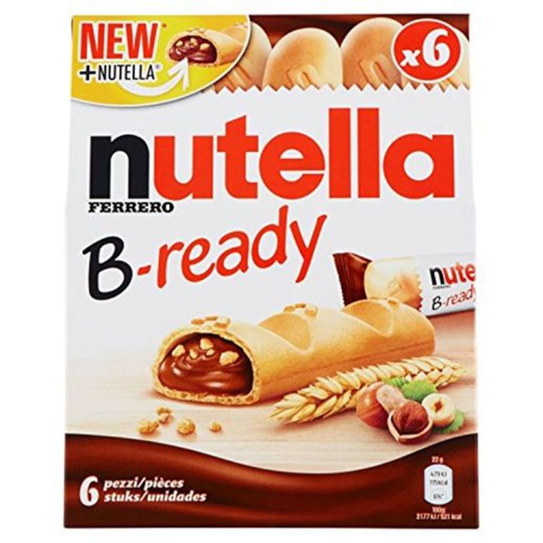 Producto NUTELLA B-ready caja 6 uds