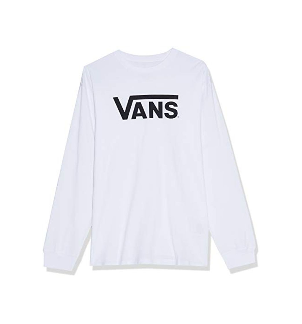 Fashion Vans Herren Classic Ls Langarmshirt, Weiß