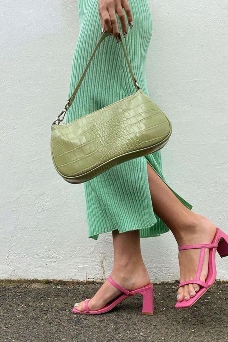 Fashion green + pink