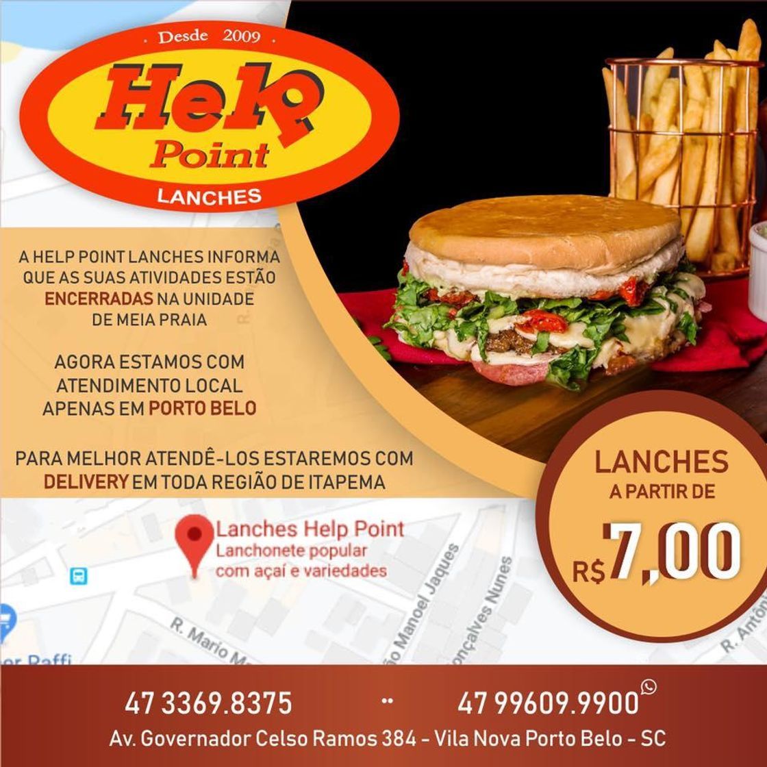 Restaurants Lanches Help Point