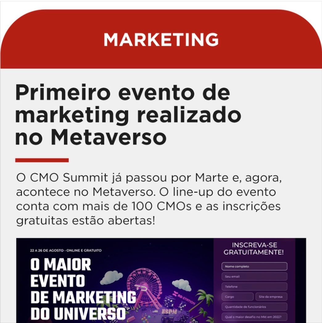 Fashion Evento Gratuito de Marketing no Metaverso